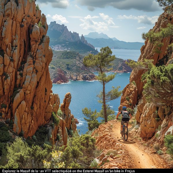 Explorez le massif de l'Esterel en VTT électrique à Fréjus